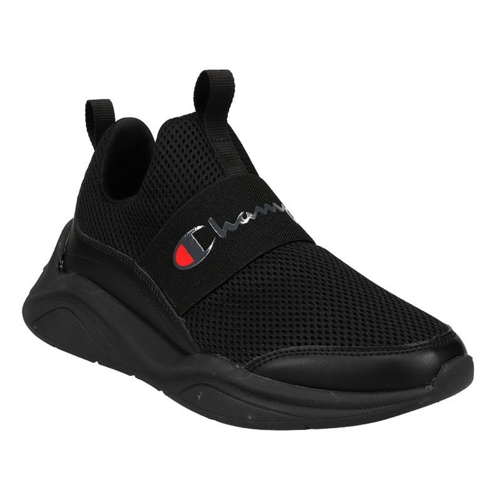 Pre-Owned Champion® Legacy A Kids' Low-Top Slip-On Shoes - Black Size 7